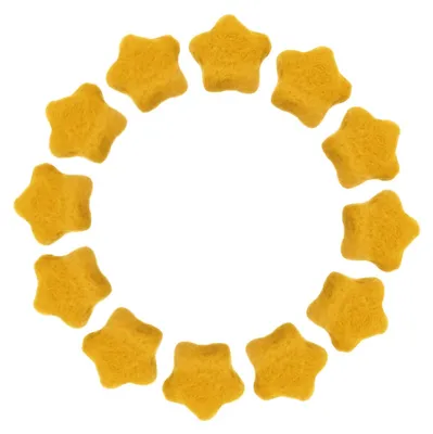 Immagine prodotto di 15 stelle in feltro per lavori creativi