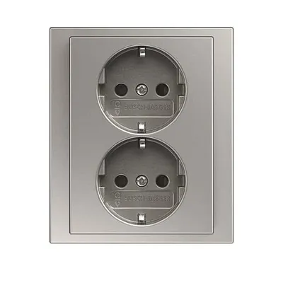Produktbild von Busch-Jaeger SCHUKO-Doppelsteckdose 202 EUJB-866 2TKA00003921