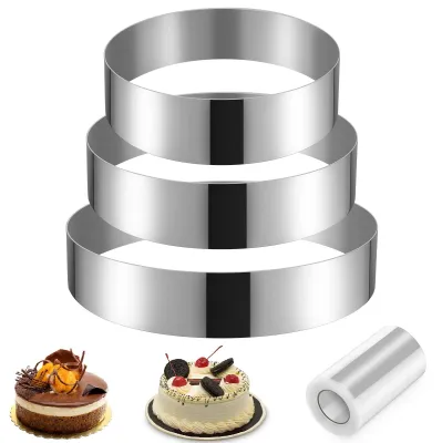 Image de Ensemble de 3 moules à pâtisserie - Pour gâteaux et pâtisseries