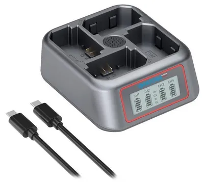 Produktbild von PATONA 4-Port-Ladegerät für Sony NP-FZ100, Stromversorgung, USB-C