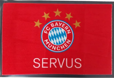 Produktbild von FC Bayern München Fußmatte SERVUS 60x40 Schmutzfangmatte Fußabtreter
