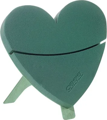 Produktbild von OASIS Steckschaum BIOLINE Deco Herzen 30cm Steckmasse Steckschwamm - 2 Stück