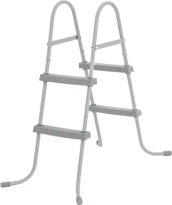Zdjęcie produktu dla Bestway 58430 / 24, Drabina, Szary, Metal, Plastik, 150 kg, 2 krok., EN16582