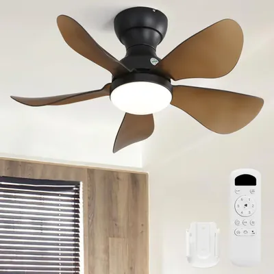 Obrázok produktu pre Stropný ventilátor s priemerom 74 cm, s osvetlením a diaľkovým ovládaním: 6 nastavení rýchlosti a stmívateľné osvetlenie