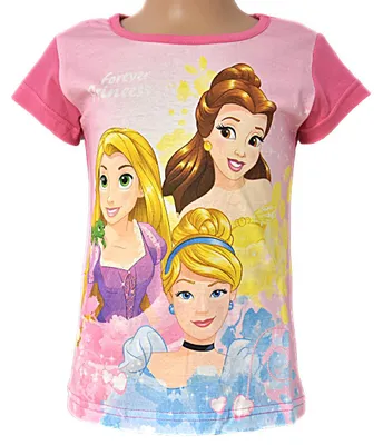 Produktbild von Disney Princess T-Shirt aus leichtem, atmungsaktivem und hautfreundlichem Material