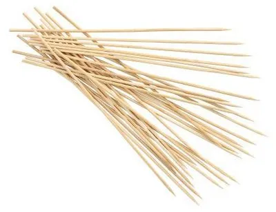 Produktbild von Papstar Schaschlikspieße, Bambus Ø 2,5 mm 20 cm, 24 x 200 Stück