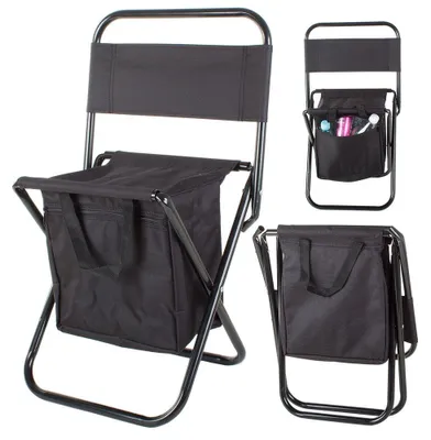 Produktbild von Verk 01669 Klappbarer Angelstuhl mit Thermotasche
