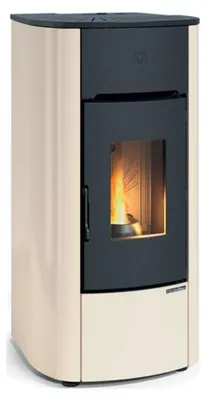 Image de Poêle à granulés 8kw beige - Nordica Extraflame - ANGELICAEVOIVOIRE -