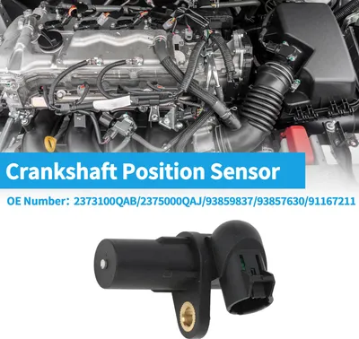 Image de 1 Capteur De Position Du Vilebrequin Pour Renault Espace 2.2Dci 00-02 Robuste MšŠtal Plastique Noir Capteur De Vilebrequin Du Moteur Ckp
