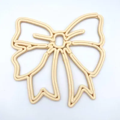 Produktbild von DECOLED Weihnachtsschleife, 30 cm, weiß