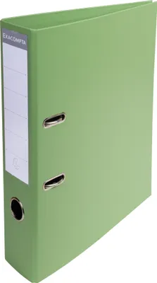 Produktbild von Exacompta 10x Ordner Prem'Touch PVC Rücken 70mm 32x29cm A4 Maxi Anisgrün 53756E