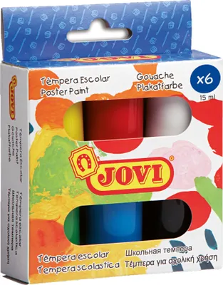 Obrázek produktu pro JOVI temperové barvy 6x15ml v kelímku