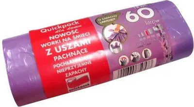 Produktbild von müllsäcke mit Griffen 60l (18 Stk.) 60x72cm mit Aroma LEVANDULE 10µ