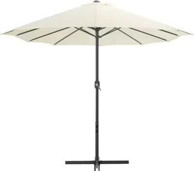 Obrázek produktu pro vidaXL Slunečník s hliníkovou tyčí 460x270 cm pískově bílý