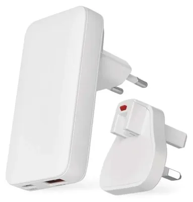 Image de Adaptateur réseau USB GaN PD 65W, avec alimentation secteur et câble