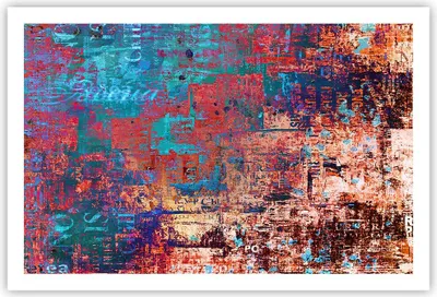 Produktbild von Poster - Poster ohne Rahmen - Graffiti modern - 91,5x61 cm - Wand Bild - Wanddeko - Wandbilder - Kunstposter - Wandposter - Bilder - Kunstdruck - Wanddekoration - Wandbild - P2XAA91x61-3648