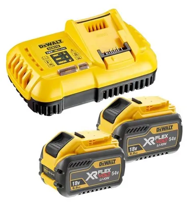Produktbild von DeWALT DCB118X2-QW, Ladegerät, Lithium-Ion (Li-Ion), DeWalt, Lithium-Ion (Li-Ion), 2 Stück(e), 650 g