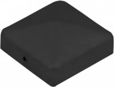 Produktbild von Pfostenkappe für Vierkantmetallpfosten 70x70x1,5mm schwarz