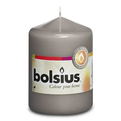 Produktbild von Bolsius Stumpenkerze warmes Grau 80/58mm
