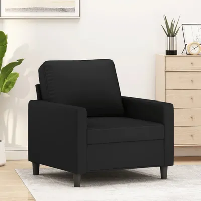 Produktbild von Sessel Schwarz 60 cm Samt , Schlafsofas 2024 Neu
