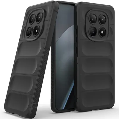 Produktbild von Handyhülle für Xiaomi Redmi Note 15 5G/4G Weich TPU Silikon Stossfest Anti-rutsch Hülle Schwarz