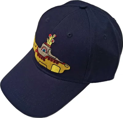 Image de The Beatles - Casquette de baseball homme/femme unie RO6648 (Taille unique) (Bleu marine/Jaune)