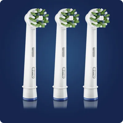 Immagine prodotto di Oral-B CrossAction 80338444 Testina per spazzolino elettrico 3 pezzi Bianco (EB50RB-3)