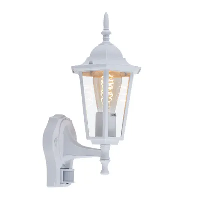 Produktbild von Wandleuchte, Alu, wei,  Bewegungsmelder H 37,5 cm, VT-751