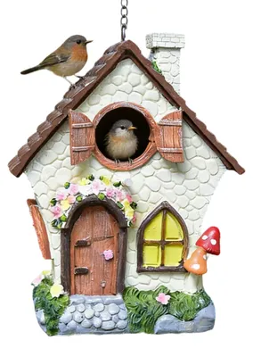 Produktbild von Vogelhaus mit Harzbeschichtung und winddichtem Design