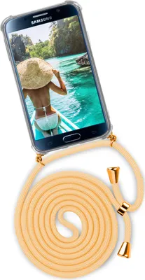 Produktbild von TWIST-Case + TWIST-Cord für Samsung Galaxy S6, Farbe:Sunburst (Gold)