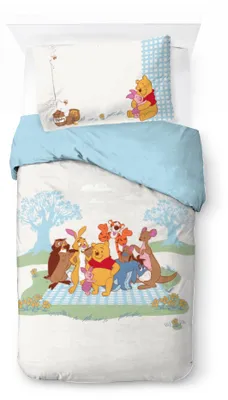 Produktbild von Disney Winnie the Pooh Party mit Pooh Bettwäscheset aus 100 % Baumwolle