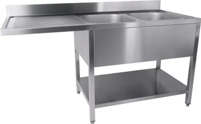 Produktbild von 700 Spültisch Mit Grundboden 2 Becken Rechts
