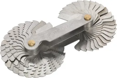 Produktbild von Sealey Gewindelehre metrisch, 52 Blätter, Messbereich 0.25-6 mm, Gewindesteigung 0.25-6 mm