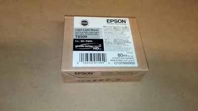Produktbild von Epson T8509 Light Light Black, Schwarz, Tinte auf Pigmentbasis, 80 ml, 1 Stück(e), Einzelpackung
