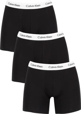 Produktbild von Calvin Klein 000NB1770A-001-XL, Boxershorts, Boxer-Unterhose, Erwachsener, Männlich, Schwarz, Weiß, Einfarbig