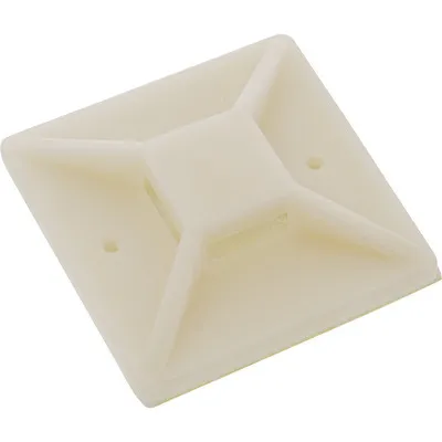 Produktbild von InLine Befestigungssockel für Kabelbinder, 30x30mm, selbstklebend, 10 Stück, Beige, 30 mm, 30 mm, 19 g, 120 mm, 190 mm