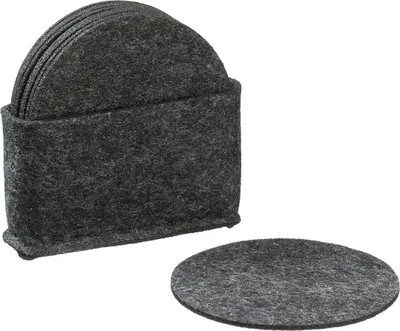 Produktbild von 8 Stück Filzuntersetzer 10 cm Untersetzer in Filzbox