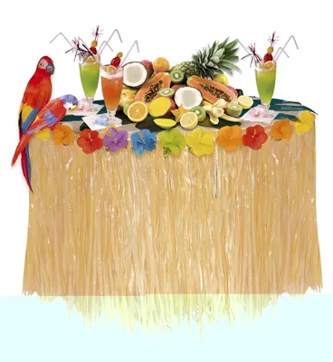 Produktbild von Tafelrok Hawaii Bloemen (275x75cm)