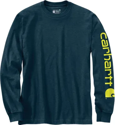 Produktbild von CARHARTT Bekleidung Carhartt Long Sleeve dunkelblau/grün Größe