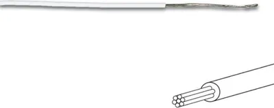 Zdjęcie produktu dla Przewód przyłączeniowy - Ø 1,4 mm - 0,2 mm² - wielożyłowy - biały