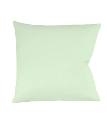 Produktbild von liebling Kissenhülle Interlock Jersey 40 x 40 cm, Farbe pastellgrün, Kissenbezug aus 100% Baumwolle, edler Glanz, waschbar 60 Grad