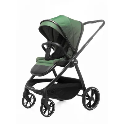 Produktbild von 4Baby | Kinderwagen - Kombikinderwagen 2in1 - Grün - Verstellbare Rückenlehne - bis zu 22 kg - mit Babywanne - wendbarer Sitz - Geländereifen - Foster
