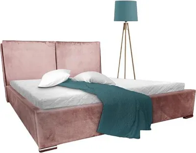 Immagine prodotto di Design Camera da letto Letti Tessuto Hotel Rivestimento Matrimonio Doppio Rosa