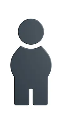 Image de HEWI Symbole homme 801.91B010 PA couleur no.92 l.71,5mm H.150mm p.3mm - 801.91B010 92