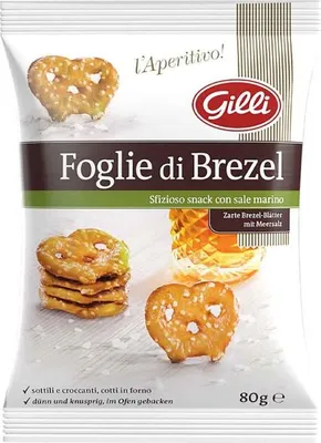 Produktbild von Gilli Foglie di Brezel Meersalz 80g