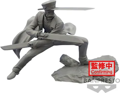 Produktbild von Banpresto Chainsaw Man Figur Mit Kombination Aus Samuraischwert Und Kettensäge 10 Cm Silber  Silber One Size