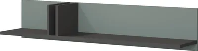 Produktbild von MIRJAN24 Wandregal Alsy REG 15 (Farbe: Anthrazit / Aloe)
