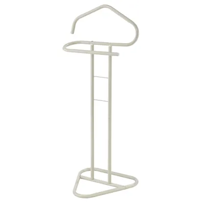 Produktbild von Herrendiener CAMILO, Beige - moderner Kleiderständer aus Metall, mit Hosenbügel und Sackohalter, stummer Damen Diener für Schlafzimmer, freistehend