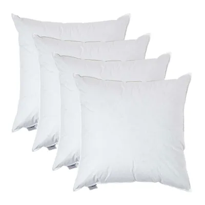 Produktbild von HOMESCAPES 4er-Set Füllkissen 65 x 65 cm – Kissenfüllung Entenfedern