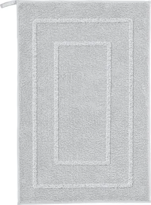 Produktbild von Kleine Wolke Badteppich NICO Silbergrau 50 x 80 cm
